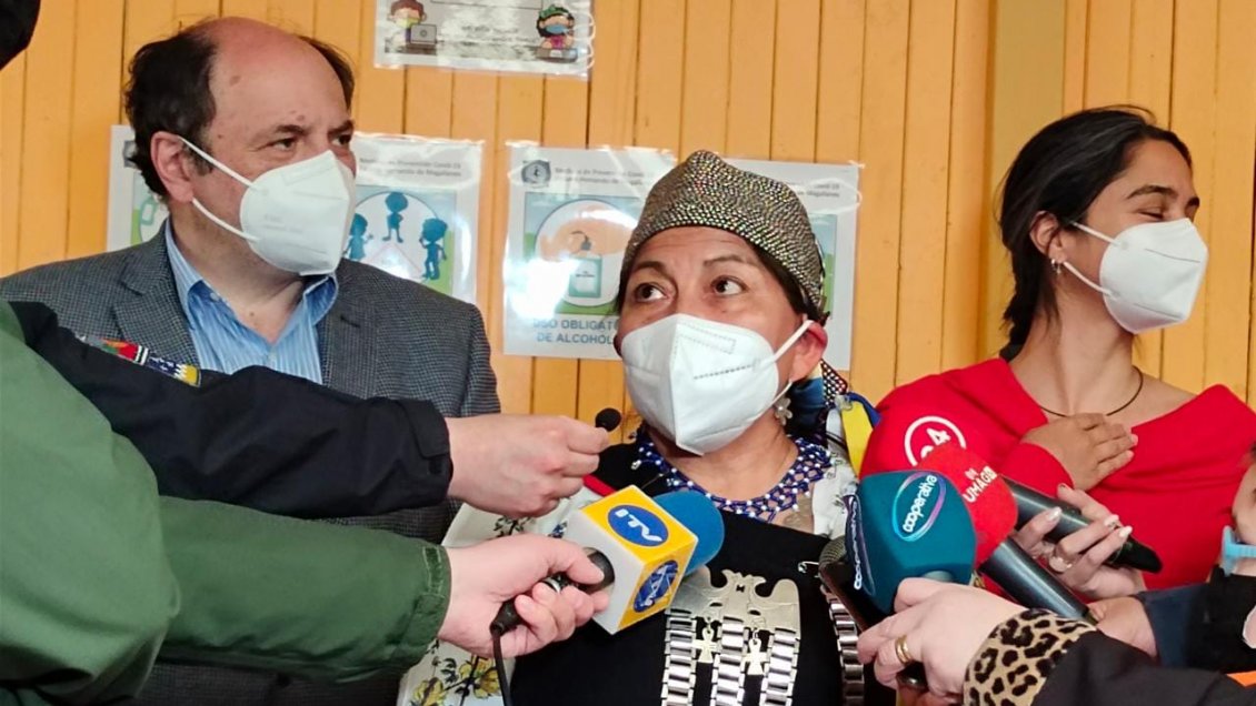 Elisa Loncon encabezó Cuenta Popular Constituyente en Punta Arenas