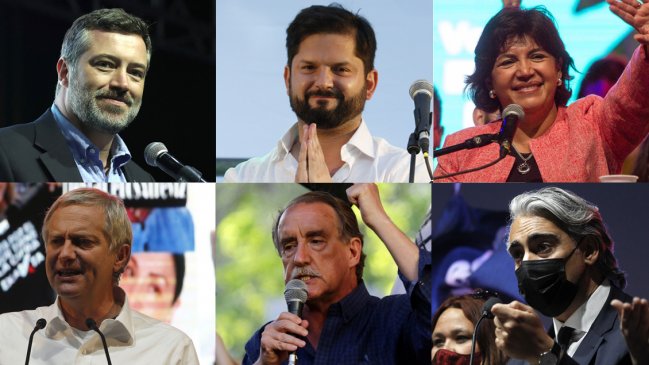 Los seis candidatos presentes en Chile cerraron sus campañas con eventos y despliegues en regiones