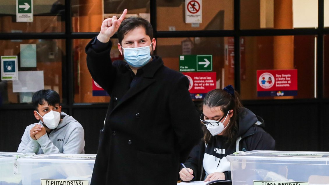 Gabriel Boric: Nuestra cruzada es que la esperanza le gane al miedo