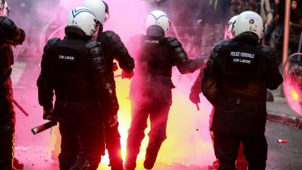   Más de 40 detenidos en protesta contra medidas anticovid en Bruselas 