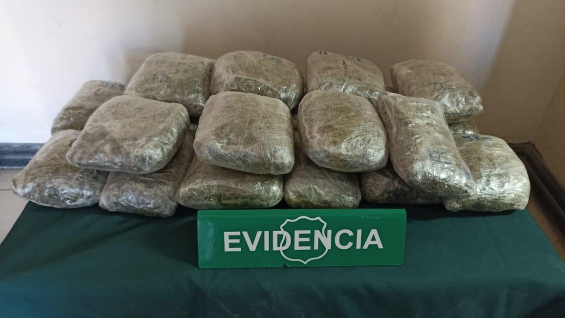Mujer fue detenida con 10 kilos de marihuana en Colchane: Cruzó por paso clandestino junto a su hijo
