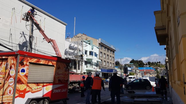 Corte de luz afectó a más de 600 locales comerciales y oficinas del centro de Punta Arenas