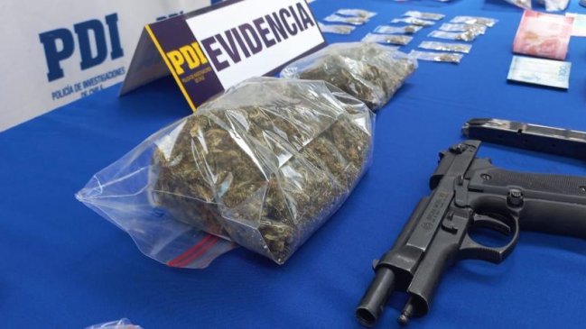 Detienen a sujeto imputado por tráfico de drogas en sector oriente de Rancagua