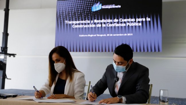 GORE de Tarapacá firmó convenio con Transparencia para 