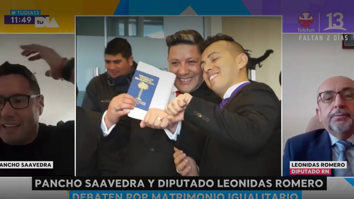 Diputado RN declaró que matrimonio igualitario es 