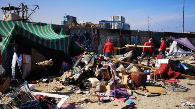 Más de nueve toneladas de basura fueron retiradas de la Playa Paraíso en Antofagasta