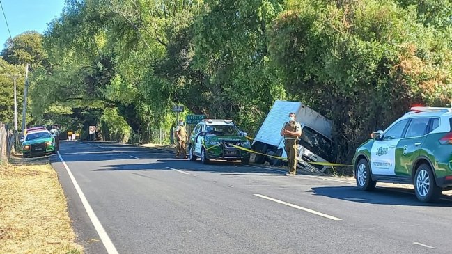 Robo a camión de Chiletabacos terminó con un detenido tras persecución policial en Quillón