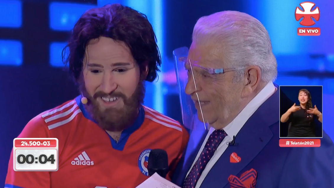 Stefan Kramer sorprendió imitando a Ben Brereton en la Teletón 2021