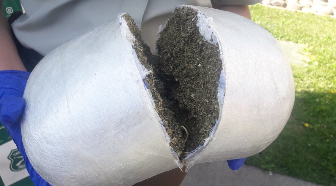 Carabineros incautó 60 kilos de marihuana prensada cuyo destino era Ñuble