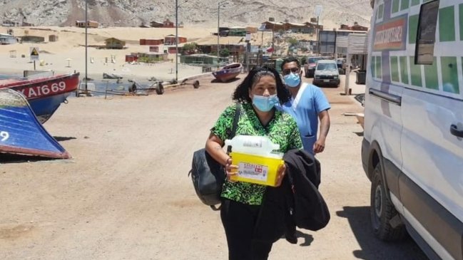 Seremi de Salud realizó testeo Covid a los pobladores de Caleta Cifuncho de Taltal