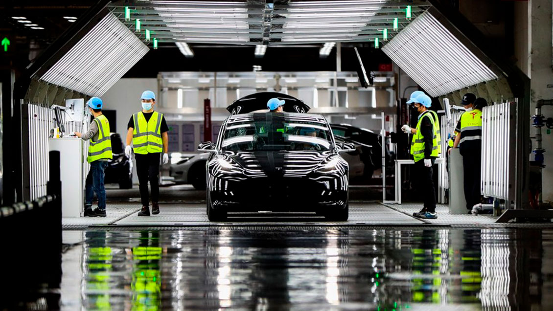 Planta de Tesla en Shanghai entrega más de 400.000 vehículos en primeros 11 meses de 2021