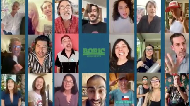 Actriz Leonor Varela comparte registro musical en apoyo al candidato Gabriel Boric