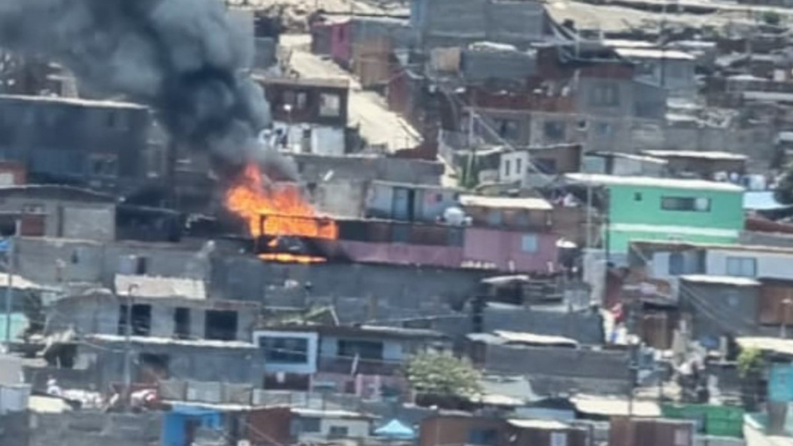 Incendio dejó una treintena de damnificados en Antofagasta