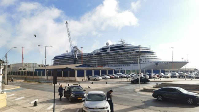 Se detectó un caso de Covid-19 en crucero atracado en Coquimbo