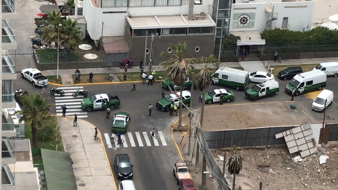 Carabinero fue agredido por sujeto que se negó a ser fiscalizado en Iquique