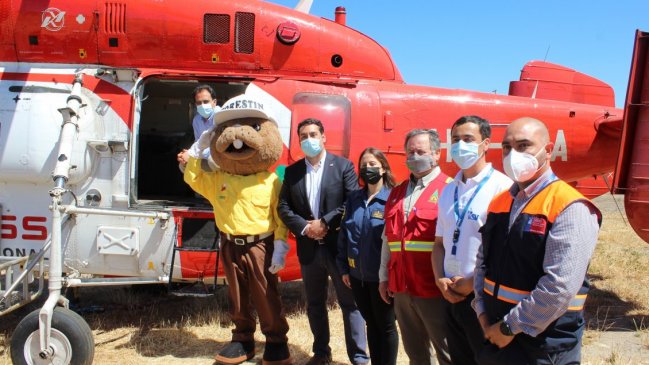 Helicóptero ruso de gran capacidad combatirá incendios forestales en Ñuble