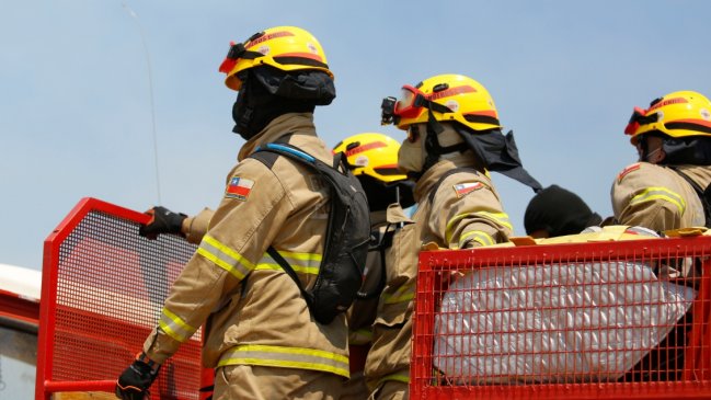 Alerta amarilla en Castro por incendio forestal activo que consume una hectárea
