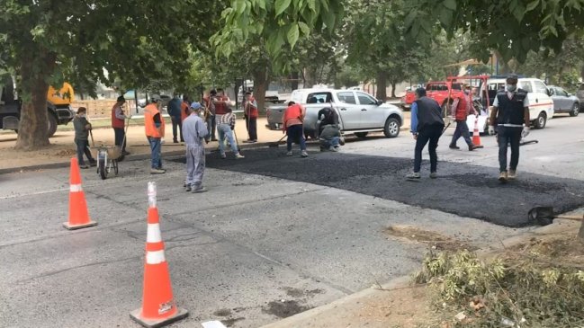 Municipio instaló lomos de toro para evitar carreras clandestinas en Talca