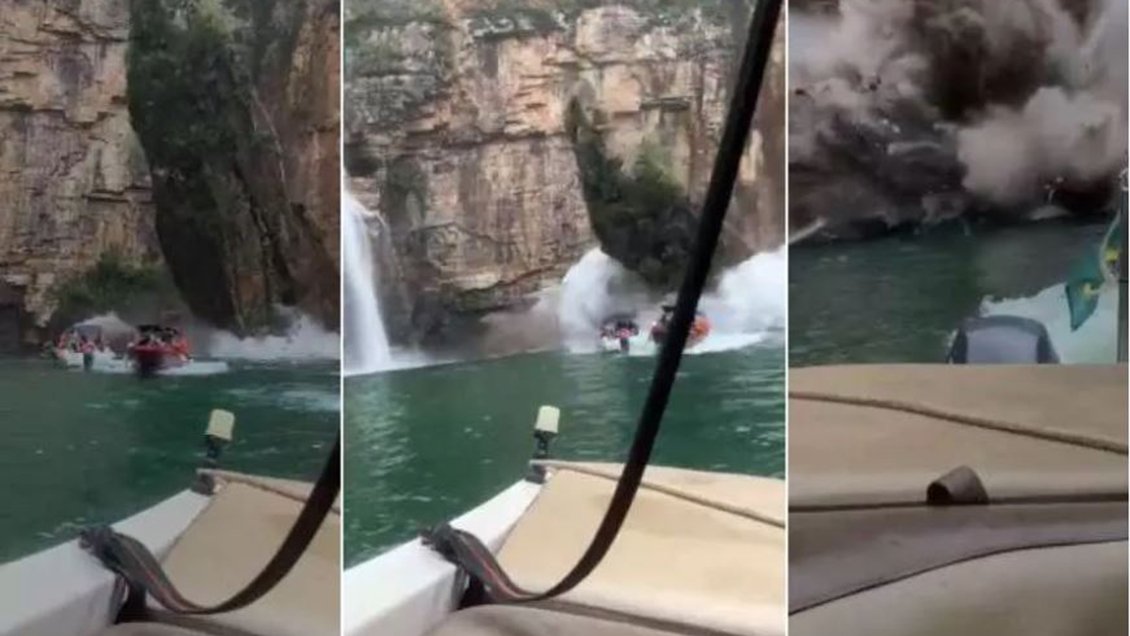 Siete muertos y tres desaparecidos al caerse una enorme pared rocosa en Brasil