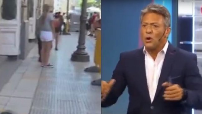 Cayó en seco: Periodista se desmayó en vivo en plena ola de calor