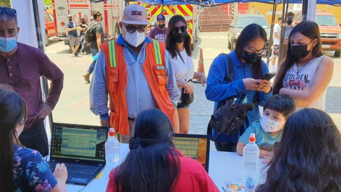 Más de 460 personas fueron vacunadas contra el Covid-19 en operativo en Tocopilla
