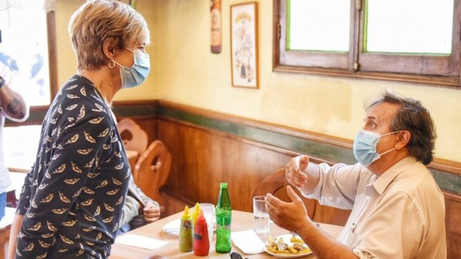 Matthei lideró controles a restaurantes en Providencia: 