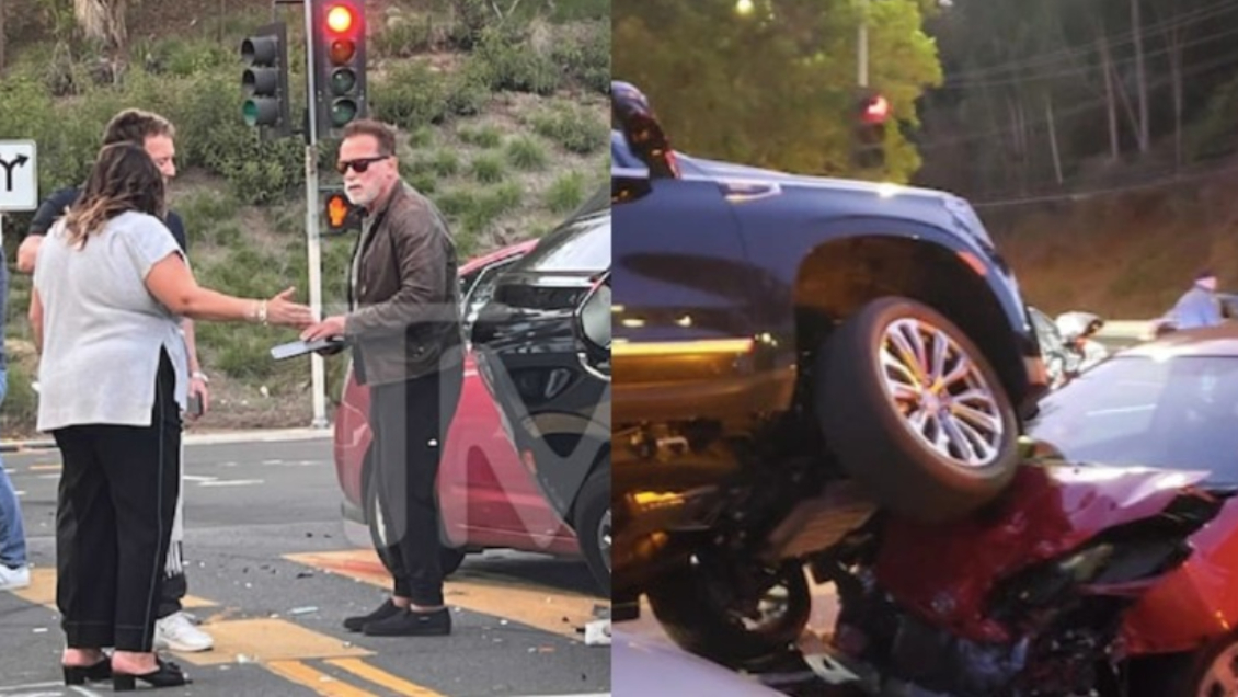 Hubo un herido: Arnold Schwarzenegger protagonizó escandaloso accidente de tránsito