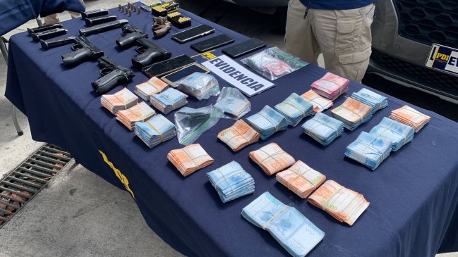 Operativo antidrogas en La Araucanía: Siete detenidos y casi 400 millones incautados