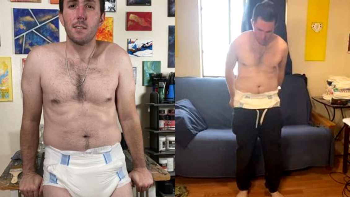 Hombre de 35 años usa pañales y quiere normalizarlo: No estoy avergonzado  
