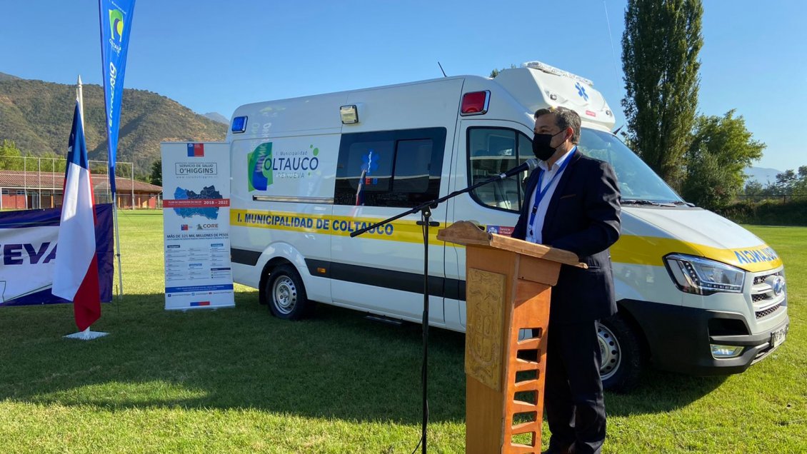 Entregan nueva ambulancia para urgencias en Coltauco