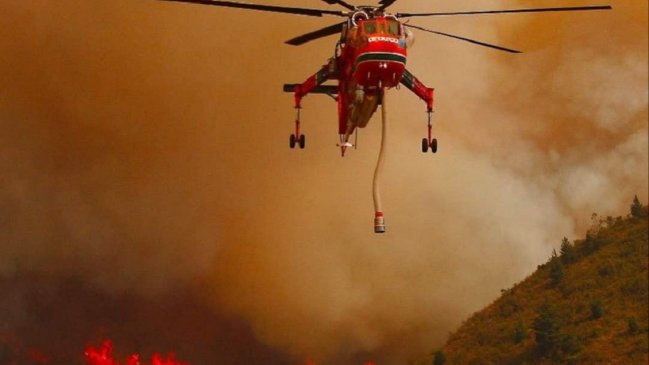 Incendio forestal en Sagrada Familia concentra 80% de los recursos regionales para el combate