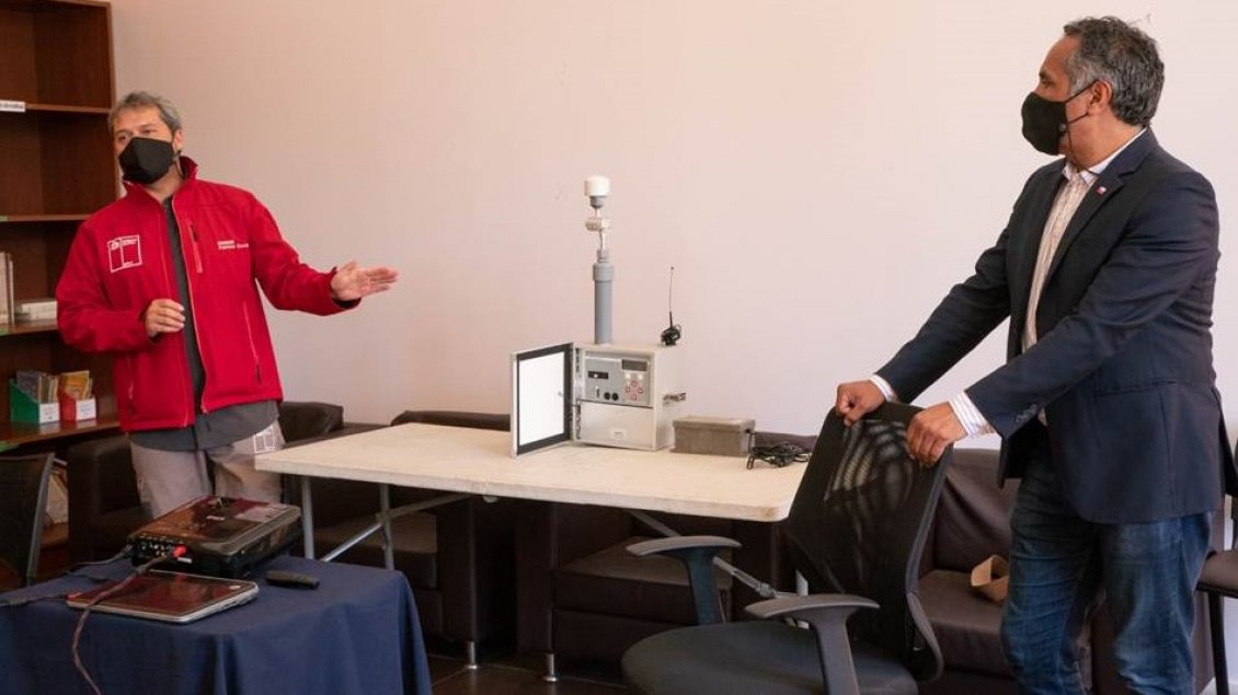 Bulnes cuenta por primera vez con equipo portátil para el monitoreo de la calidad del aire