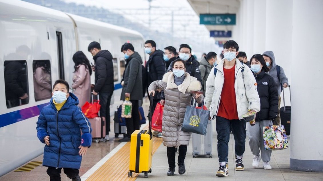 China registró 130 millones de viajes de pasajeros durante vacaciones por Fiesta de la Primavera