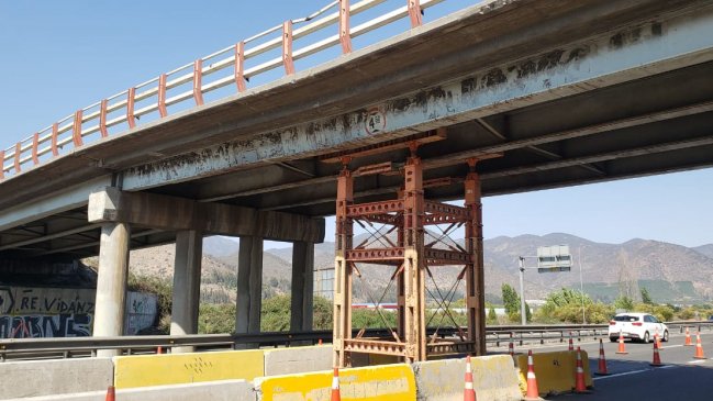 MOP instalará puente mecano en paso de la Ruta 5 Norte tras el daño sufrido en la estructura
