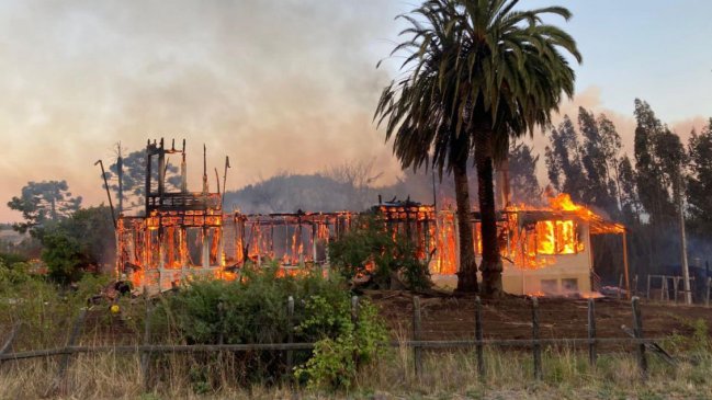 Incendio en propiedad del presidente de la Cámara: No se hallaron 