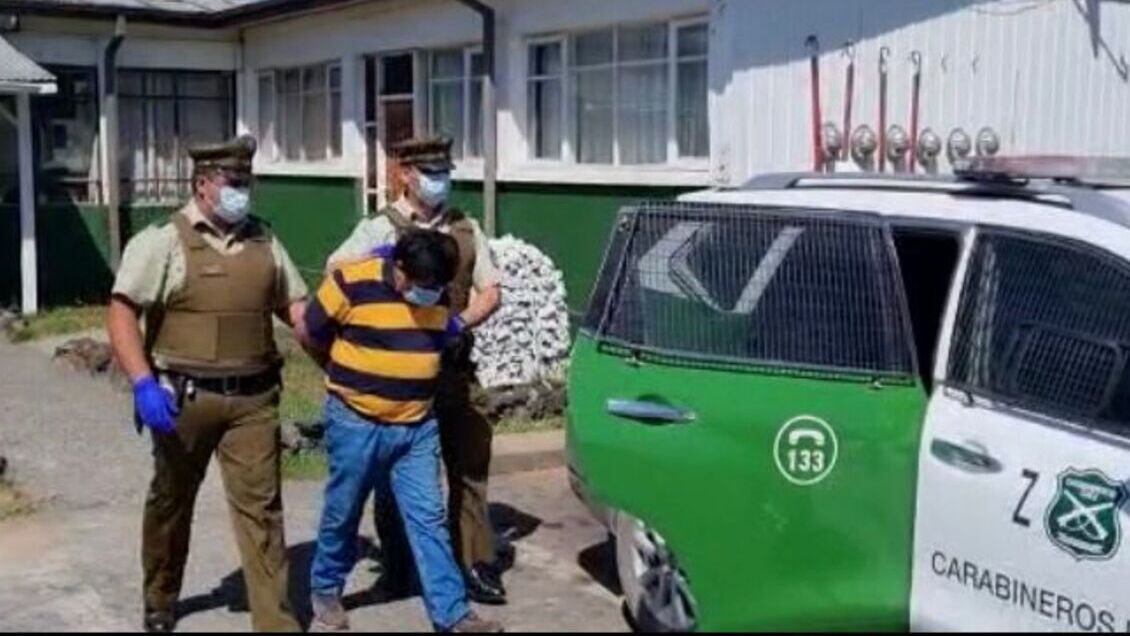 Carabineros detuvo a sospechoso del homicidio de un adulto mayor en Cunco