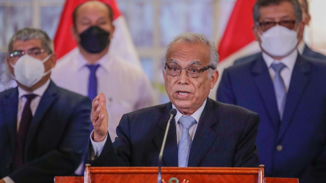 El Gobierno de Perú denuncia un plan en el Congreso para destituir a Castillo