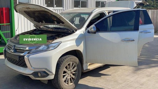Carabineros recuperó en Tirúa un vehículo robado hace tres días en Lumaco