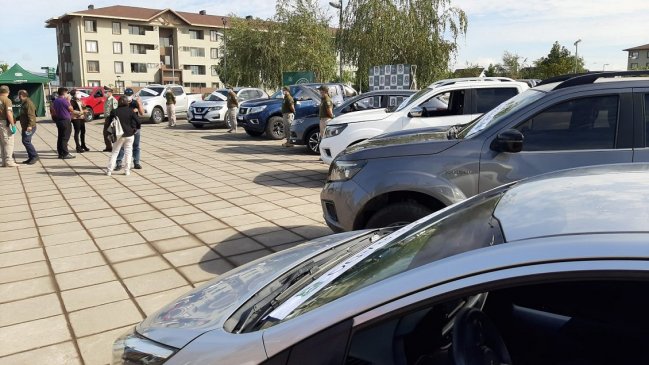 Carabineros recuperó en Maule ocho vehículos robados en la Región Metropolitana