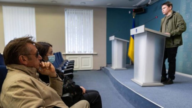 Sean Penn está en Ucrania en medio de invasión de Rusia