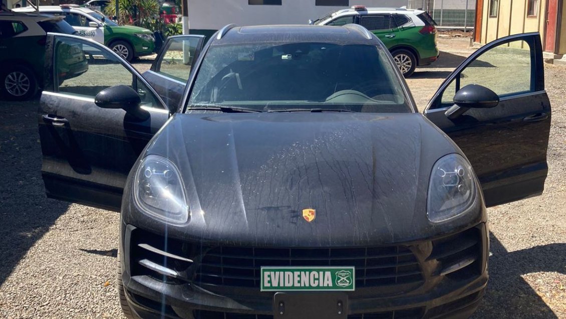 Tres adolescentes son detenidos tras intimidar a una familia y robarle un Porsche en Maitencillo