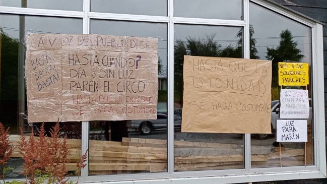 Raúl Marín Balmaceda, la localidad más antigua de Aysén, cumplió ocho días sin electricidad