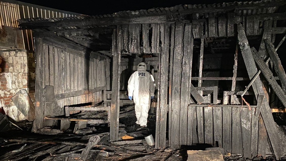 Adulto mayor murió calcinado por el incendio de su vivienda en Chillán