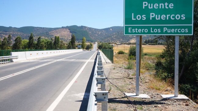 Maule: MOP inauguró Puente Los Puercos en Pencahue