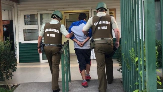 En prisión quedó imputado por microtráfico denunciado por disparar desde su casa en Quillón