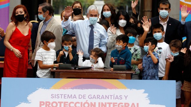 Presidente Piñera promulgó la Ley de Garantías de Derechos de la Niñez