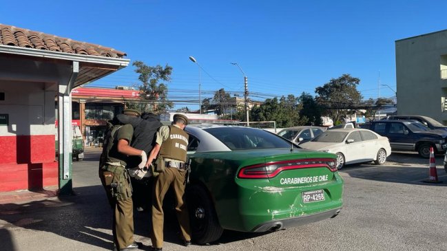 Detienen a sujeto por receptación y robo de cables de telefonía en Rancagua