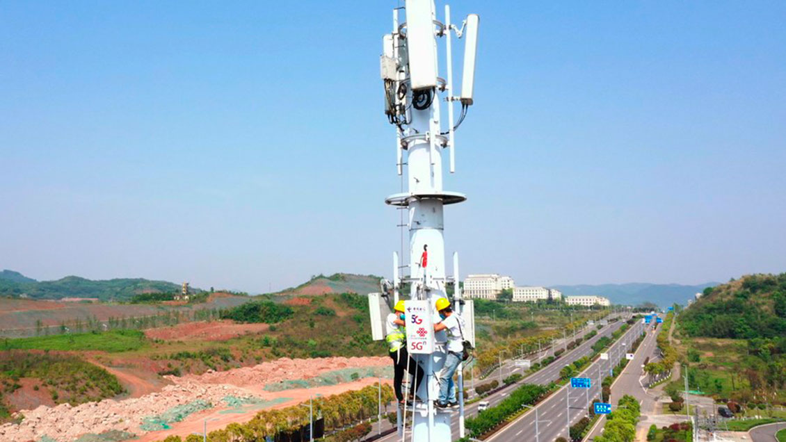 China proyecta tener dos millones de estaciones base 5G para fines de 2022