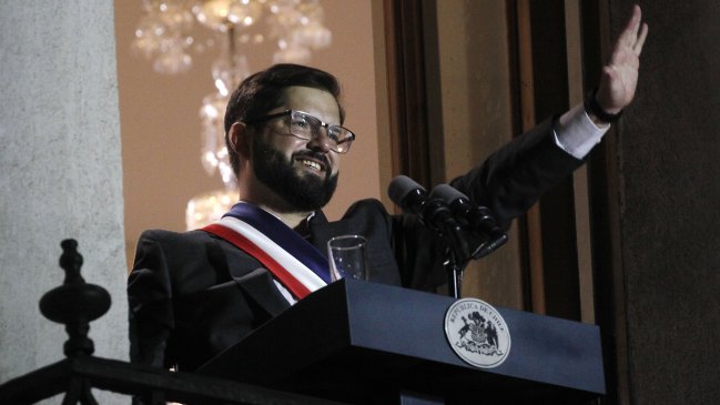 Presidente Boric en su primer discurso: 