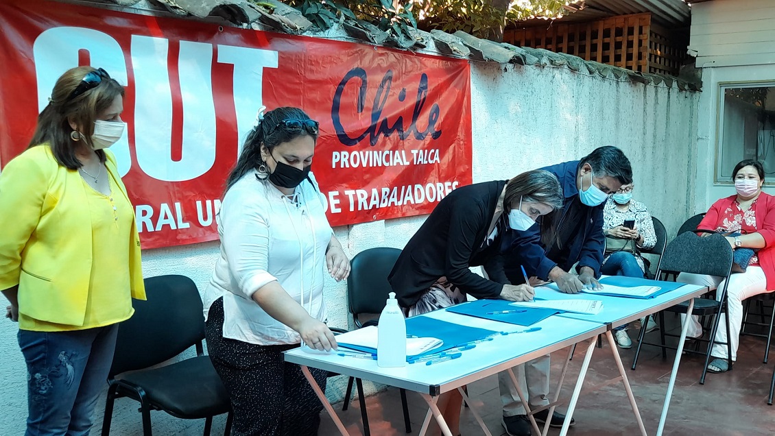 CUT Maule firmó acuerdo para evitar nombramientos con historial de maltrato laboral